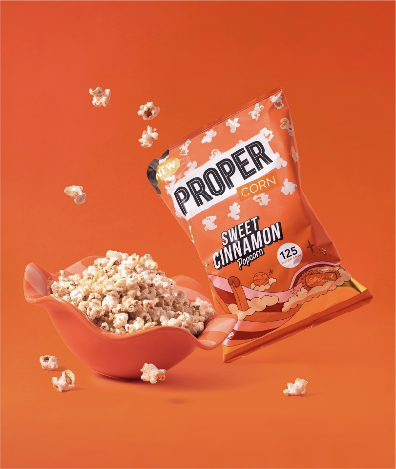 Example of previous product sampling campaign with Propercorn